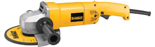 DEWALT Angle Grinder, 7-Inch, 13-Amp, 8,000 RPM, With Dust Ejection System, Corded (DW840), Yellow, Medium