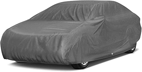 OxGord Signature Car Cover - Water Resistant 5 Layers - True Masterpiece - Ready-Fit Semi Glove Fit - Fits up to 204 Inches