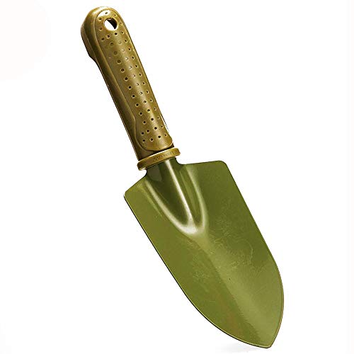 Solution4Patio Bend-proof Garden Trowel 10' L x 3.2' W Carbon Steel Garden Shovel Rust Resistant PE Ergo Grip 10 Years Warranty Garden Hand Tools for Planting, Weeding, Moving and Smoothing Soil #2048