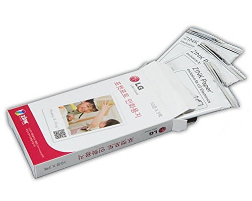 LG Electronics Pocket Photo Paper for Pocket Photo Printer, 30 Sheets, 2x3'