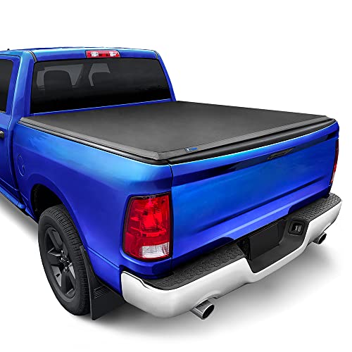 Tyger Auto T3 Soft Tri-fold Truck Bed Tonneau Cover Compatible with 2002-2018 Dodge Ram 1500; 2003-2022 2500 3500; 2019-2023 Classic 6'4' (76') Bed TG-BC3D1011