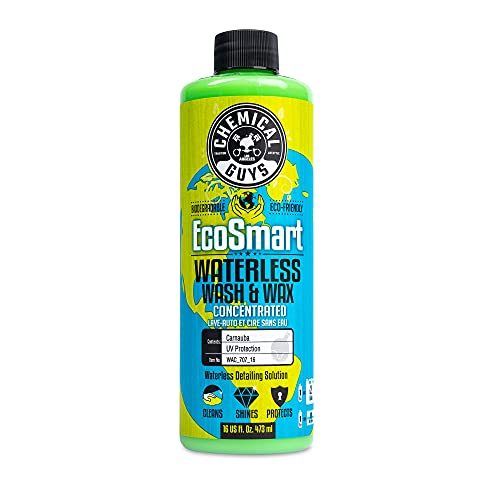 Chemical Guys WAC_707_16 EcoSmart Hyper Concentrated Waterless Car Wash and Wax, Safe for Cars, Trucks, SUVs, Motorcycles, RVs & More, 16 fl oz