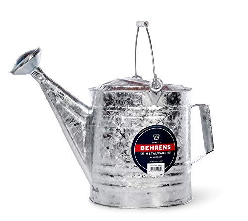 Behrens 2-1/2-Gallon 210 Steel Watering Can, Silver