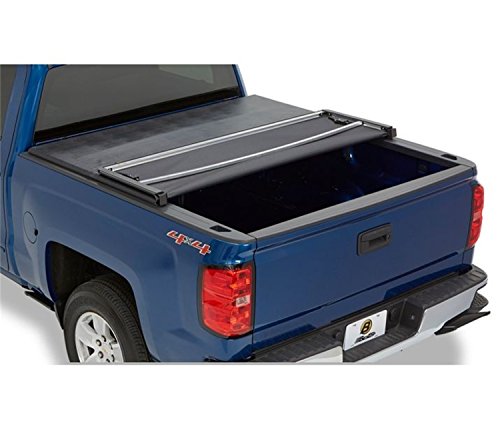 Bestop 16212-01 EZ Fold Truck Tonneau Cover for 2007-2013 Chevy Silverado/GMC 1500 Crew Cab (w/o bed management system; won't fit classic body style), 5.8' bed,Black,Large