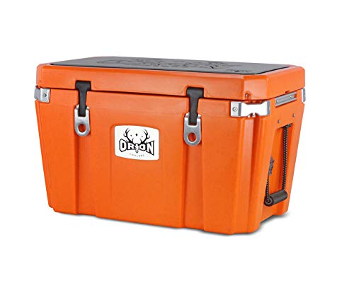 Orion Heavy Duty Premium Cooler (55 Quart, Ember), Durable Insulated Outdoor Ice Chest for Maximum Cold Retention - Portable, Bear Resistant, and Long Lasting, Great for Hunting, Fishing, Camping