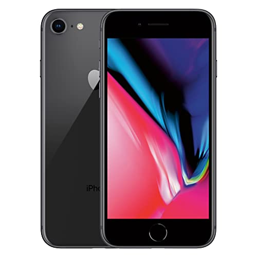 Apple iPhone 8, US Version, 64GB, Space Gray - Unlocked (Renewed)