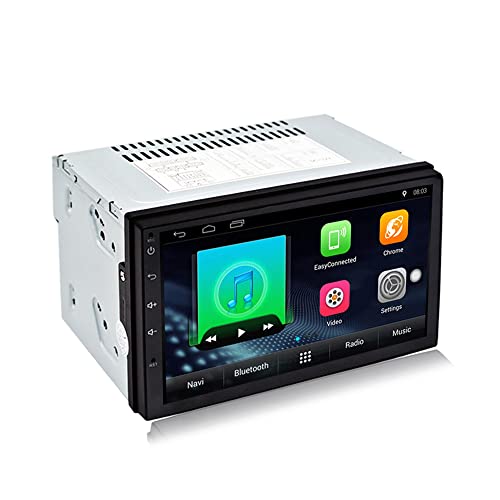 EZoneTronics Android Car Radio,Double Din Navigation Bluetooth Touch Screen Car Multimedia Radio Support Netflix,Mirror Link Play