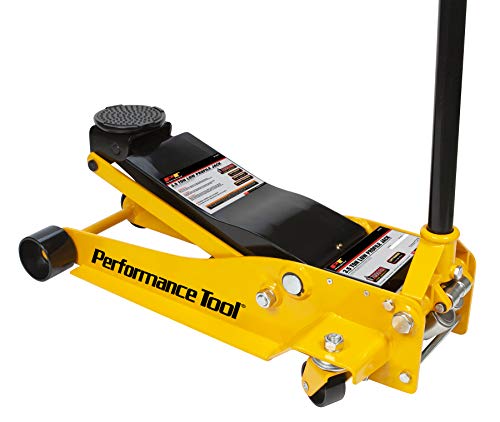 Performance Tool W1627 3.5 Ton (7,000 lbs.) Capacity Low Profile Service Jack