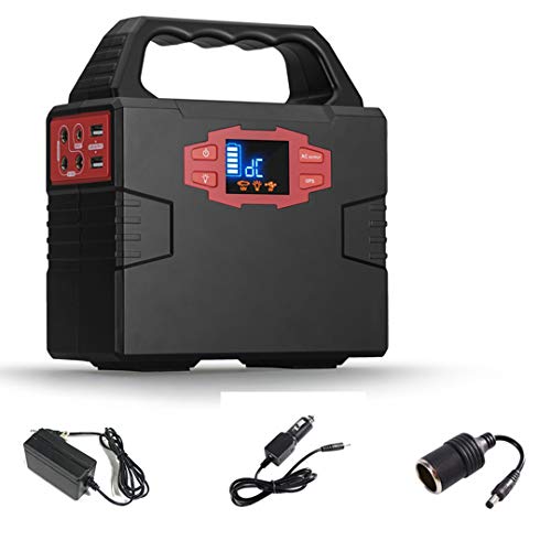 Coolis 150Wh Portable Power Inverter Generator, with Silent 110V AC, 12V DC and USB Output, 40800mAh Lithium Polymer Battery