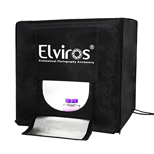 Elviros® Professional 16''x16''x16'' Photo Lighting Studio Shooting Tent Box Kit