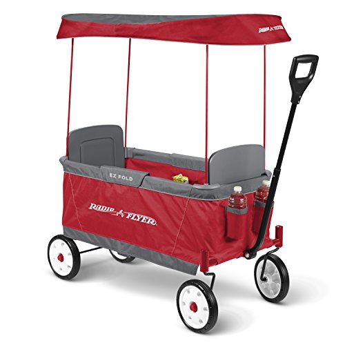 Radio Flyer Ultimate EZ Folding Wagon for kids and cargo, Red, Model Number: 3900