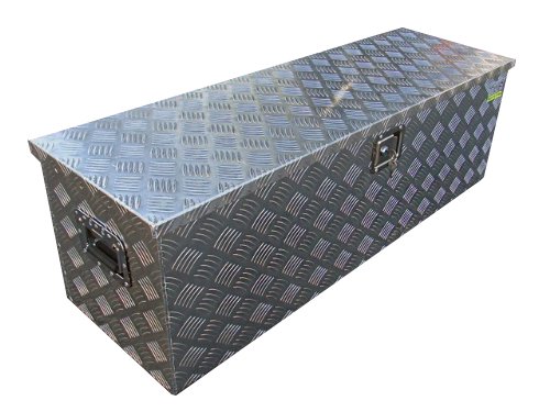 TMS® Aluminum Tool Box Tote Storage for Truck Pickup Bed Trailer Tongue 49'x15' +Lock