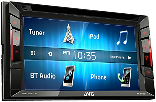 JVC KWV140BT Double Din BT in-Dash DVD/CD/Am/FM Car Stereo W/6.2 Touchscreen