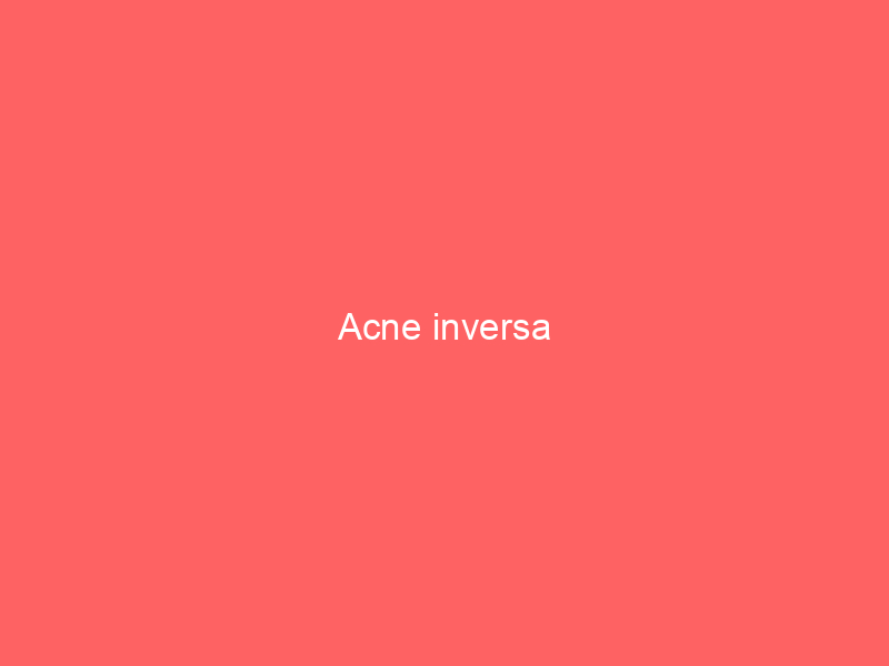 Acne inversa