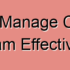 How to Manage a Failing Team/ Underperforming Team