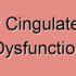 Anterior Cingulate Cortex Hypofunction