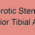 Arteriosclerotic Stenosis of the Anterior Tibial Artery