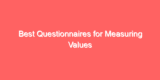 Best Questionnaires for Measuring Values
