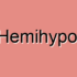 Contralateral Hemihypoesthesia
