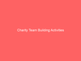 Charity Team Building Activities