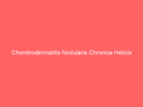 Chondrodermatitis Nodularis Chronica Helicis