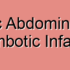 Chronic Abdominal Aorta Embolic Infarction