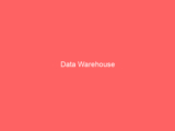 Data Warehouse
