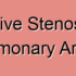 Arteriosclerotic Stenosis in the Right Pulmonary Artery