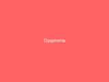 Dysphonia