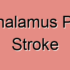 Hemorrhagic Thalamus Artery Stroke