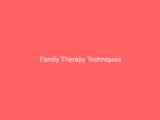 Family Therapy Techniques