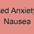 Social Anxiety-Induced Nausea