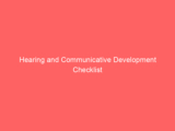 Hearing and Communicative Development Checklist