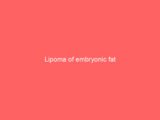 Lipoma of embryonic fat