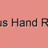 Compulsive Hand Rubbing (CHR)