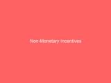 Non-Monetary Incentives