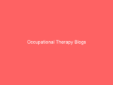 Occupational Therapy Blogs