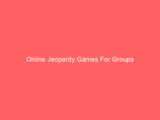 Online Jeopardy Games For Groups