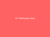 OT Teletherapy Ideas