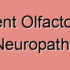 Temporary Olfactory Neuropathy