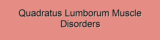 Quadratus Lumborum Muscle Disorders