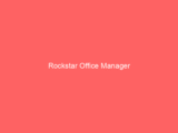 Rockstar Office Manager