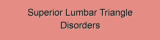 Superior Lumbar Triangle Disorders