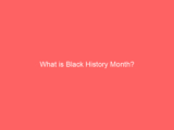 What is Black History Month?
