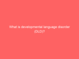 What is developmental language disorder (DLD)?