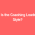 Self-Coaching Model