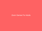 Zoom Games For Adults